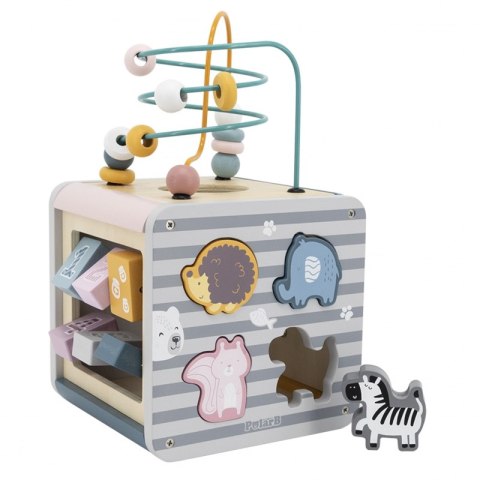 Viga PolarB Activity Box Drewniane Edukacyjne Centrum Gier 5w1 kostka Viga Toys Viga PolarB Activity Box Drewniane Edukacyjne Centrum Gier 5w1 kostka Viga Toys