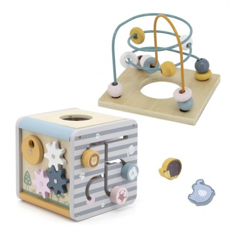 Viga PolarB Activity Box Drewniane Edukacyjne Centrum Gier 5w1 kostka Viga Toys Viga PolarB Activity Box Drewniane Edukacyjne Centrum Gier 5w1 kostka Viga Toys