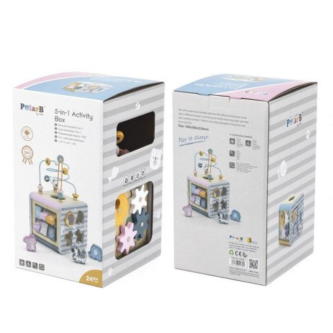 Viga PolarB Activity Box Drewniane Edukacyjne Centrum Gier 5w1 kostka Viga Toys Viga PolarB Activity Box Drewniane Edukacyjne Centrum Gier 5w1 kostka Viga Toys