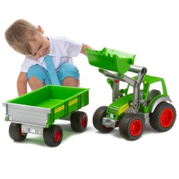 Wader QT Traktor Gigant z Przyczepą Turem Gumowe Koła Wader Quality Toys