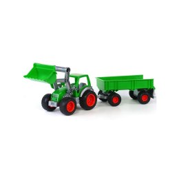 Wader QT Traktor Gigant z Przyczepą Turem Gumowe Koła Wader Quality Toys