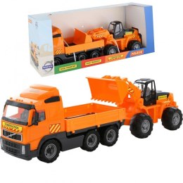 Wader QT Zestaw Ciężarówka VOLVO + Koparka Wader Quality Toys
