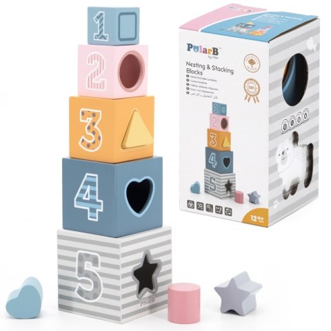 Klocki Drewniana Układanka Viga Toys Viga Toys