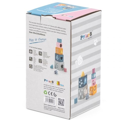 Klocki Drewniana Układanka Viga Toys Viga Toys