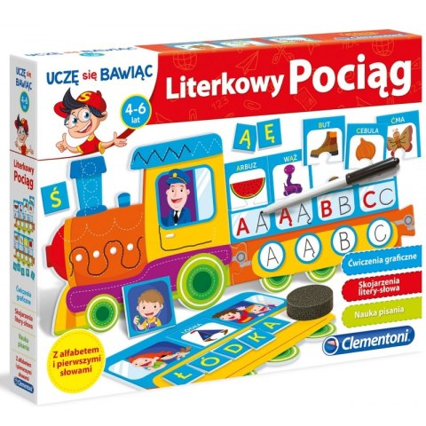 Literkowy Pociąg Gra Edukacyjna Puzzle Clementoni Clementoni