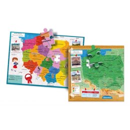 Odkrywamy Polskę Edukacyjna układanka puzzle Clementoni Clementoni