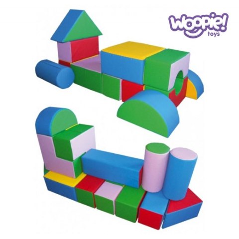 Woopie Zestaw Mega Paka klocków piankowych 25 elementów Woopie