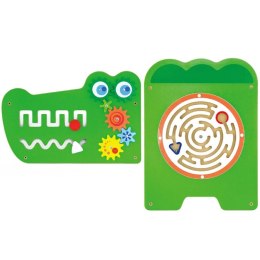 Viga Tablica Sensoryczna Manipulacyjna Edukacyjna Krokodyl Viga Toys