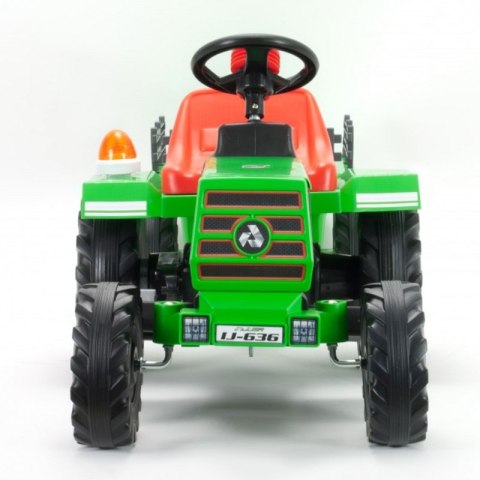 INJUSA Traktor Na Akumulator Basic 6V + Przyczepka INJUSA INJUSA Traktor Na Akumulator Basic 6V + Przyczepka INJUSA