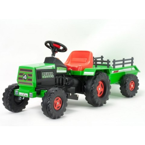 INJUSA Traktor Na Akumulator Basic 6V + Przyczepka INJUSA INJUSA Traktor Na Akumulator Basic 6V + Przyczepka INJUSA