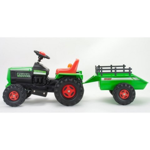 INJUSA Traktor Na Akumulator Basic 6V + Przyczepka INJUSA INJUSA Traktor Na Akumulator Basic 6V + Przyczepka INJUSA