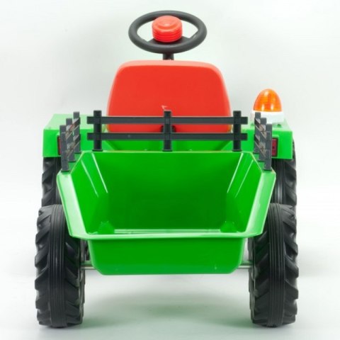 INJUSA Traktor Na Akumulator Basic 6V + Przyczepka INJUSA INJUSA Traktor Na Akumulator Basic 6V + Przyczepka INJUSA