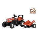 Rolly Toys Traktor Farmtrac Fiat Centenario na Pedały z Przyczepką Rolly Toys