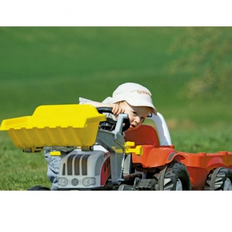 Rolly Toys rollyKid Traktor na pedały STEYR czerwony z łyżką i przyczepą Rolly Toys Rolly Toys rollyKid Traktor na pedały STEYR czerwony z łyżką i przyczepą Rolly Toys