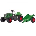 RollyToys rollyKid Duży Traktor na Pedały FENDT Przyczepa Rolly Toys