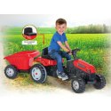 WOOPIE Traktor MAXI na pedały z przyczepą Czerwony Woopie