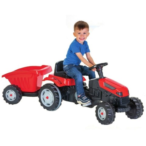 WOOPIE Traktor MAXI na pedały z przyczepą Czerwony Woopie WOOPIE Traktor MAXI na pedały z przyczepą Czerwony Woopie