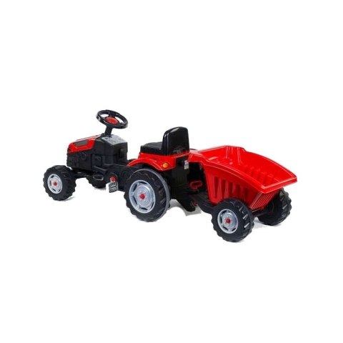 WOOPIE Traktor MAXI na pedały z przyczepą Czerwony Woopie WOOPIE Traktor MAXI na pedały z przyczepą Czerwony Woopie