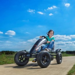 BERG Gokart na pedały Black Edition BFR Pompowane koła od 5 lat do 100 kg Berg