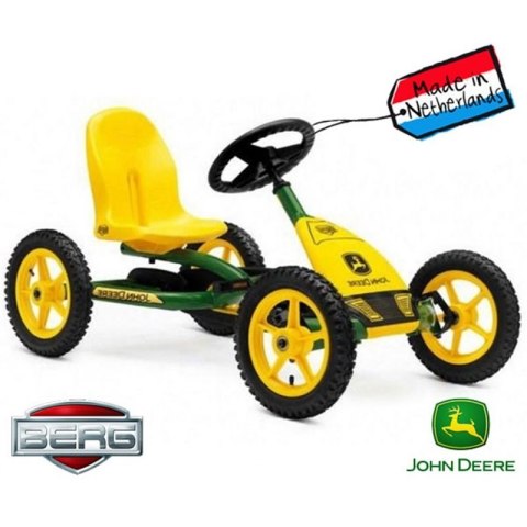 BERG Gokart na pedały Buddy John Deere 3-8 lat do 50 kg Berg BERG Gokart na pedały Buddy John Deere 3-8 lat do 50 kg Berg