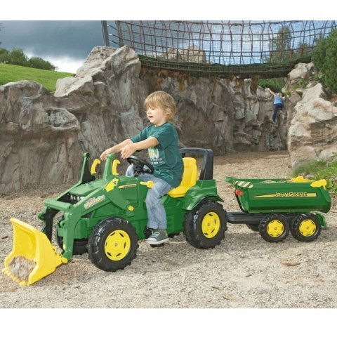 Rolly Toys rollyTrailer Przyczepa wywrotka Halfpipe John Deere Rolly Toys Rolly Toys rollyTrailer Przyczepa wywrotka Halfpipe John Deere Rolly Toys