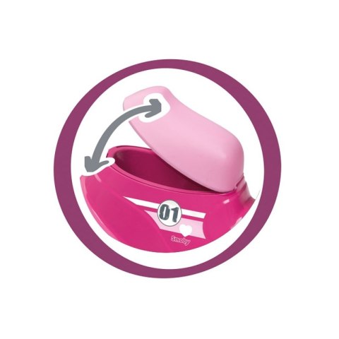 Smoby Różowy jeździk skuter Ciche koła Pink Scooter Smoby Smoby Różowy jeździk skuter Ciche koła Pink Scooter Smoby