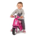 Smoby Różowy jeździk skuter Ciche koła Pink Scooter Smoby