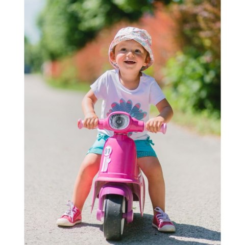 Smoby Różowy jeździk skuter Ciche koła Pink Scooter Smoby Smoby Różowy jeździk skuter Ciche koła Pink Scooter Smoby