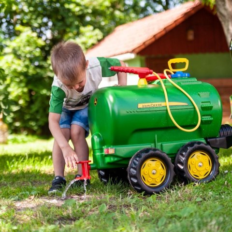 Rolly Toys rollyTrailer cysterna John Deere dwuosiowa + pompka Rolly Toys Rolly Toys rollyTrailer cysterna John Deere dwuosiowa + pompka Rolly Toys