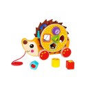 TOOKY TOY Duży Drewniany Sorter Jeż Do Ciągnięcia 2w1 Tooky Toy