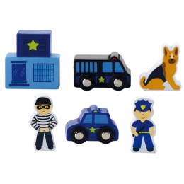 Viga Zestaw figurek - Policja - Akcesoria do kolejki Viga Toys