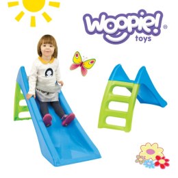 WOOPIE Zjeżdżalnia Ogrodowa dla dzieci ze ślizgiem wodnym Fun Slide 116 cm Zielona Woopie